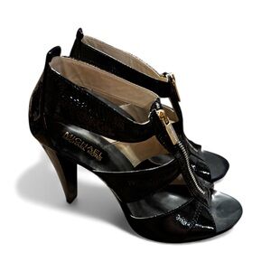 MICHAEL Michael Kors Black Strappy Heels